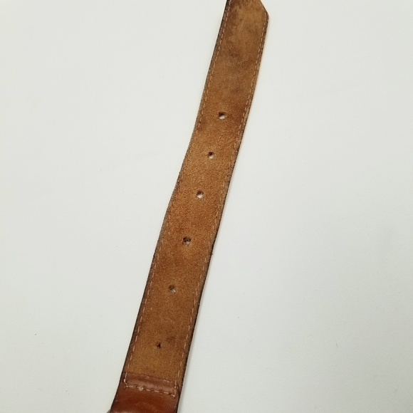 I magnin women's leather size 30‎ belt vintage brown distressed - Picture 7 of 11